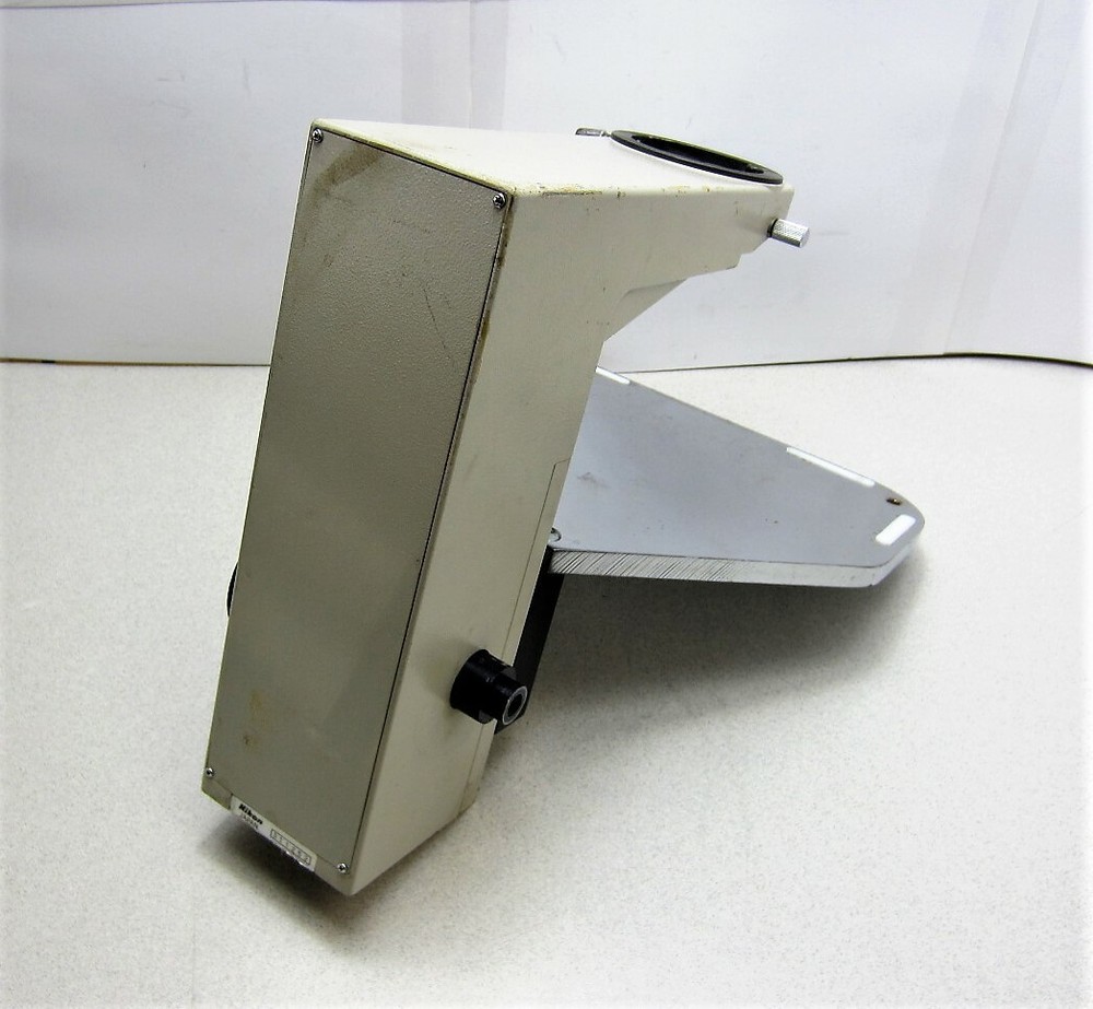 Nikon Optiphot Microscope Arm & Stage Assembly