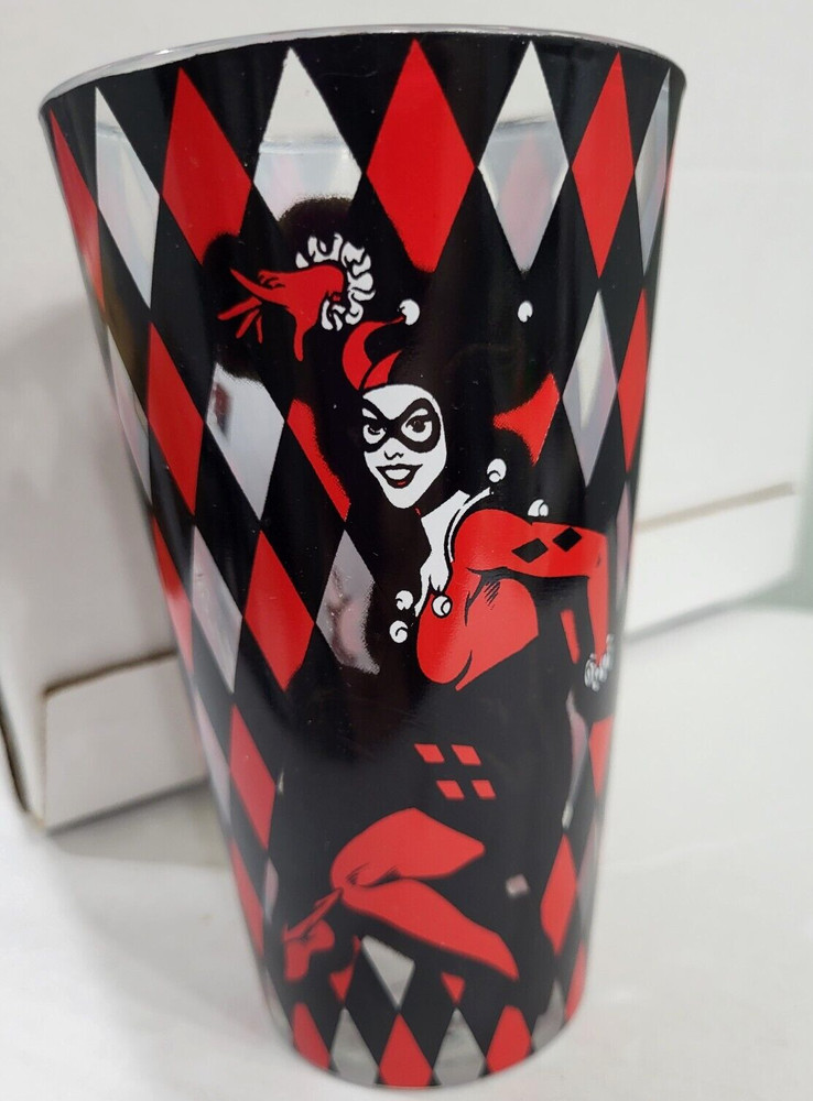 Harley Quinn DC Comics pint glass
