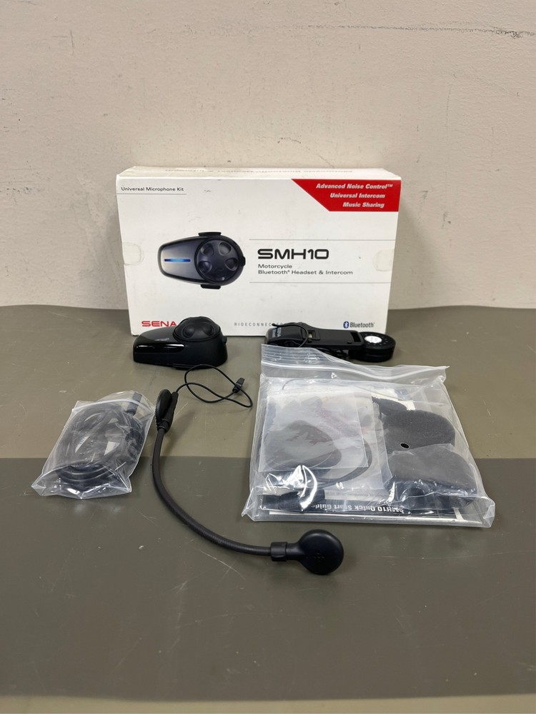 SMH10 Motorcycle Bluetooth Headset & Intercom with Universal Microphone Kit