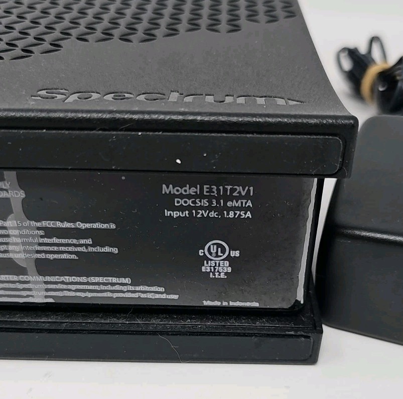 Spectrum E31T2V1 D3.1 2.5g Ethernet Voice Modem