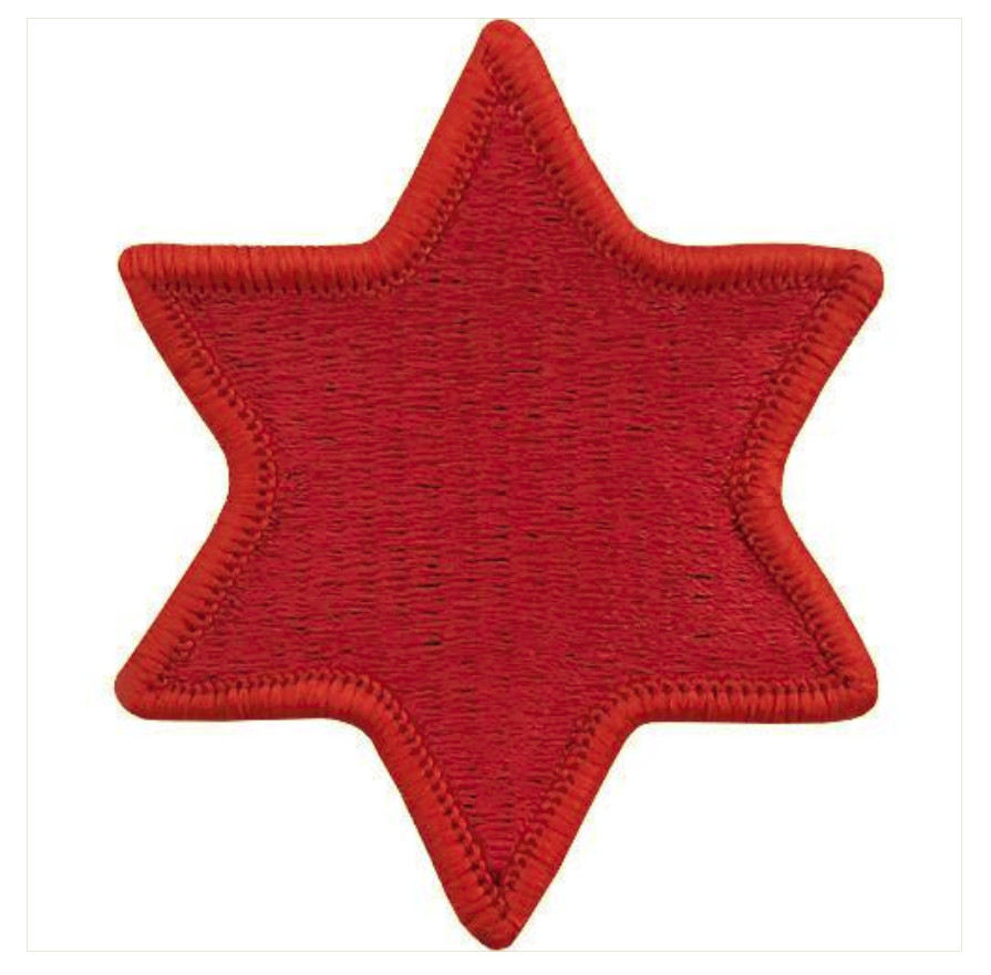 Vanguard ARMY PATCH: SIXTH INFANTRY DIVISION - COLOR