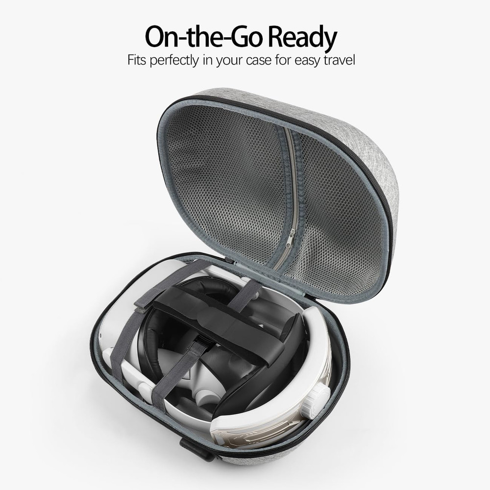 Head Strap for Meta Quest 2 VR Headset Elite Strap Adjustable Soft Cushion Heads