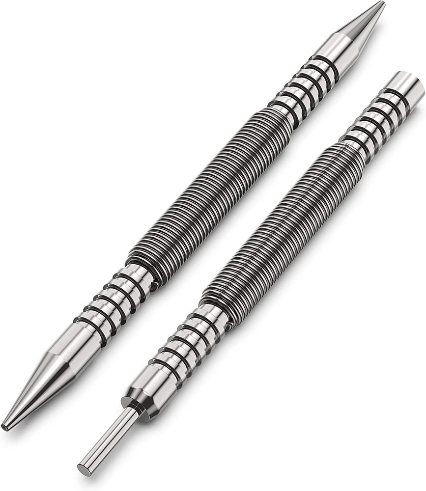 Spring Loaded Nail Set Tools2Pcs Dual Head Nail Setter and Hinge Pin