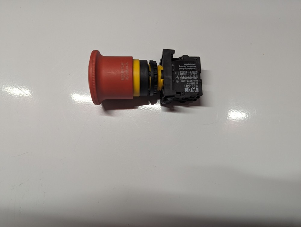 Haas E-stop Button  NC/NO M22-PVT45P new Style