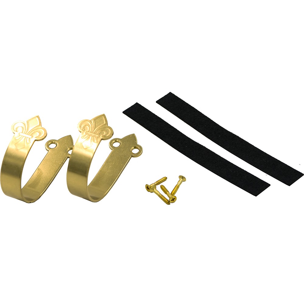 Muzzle-Loaders™ Brass Decorative Gun Hangers with Felt Strips
