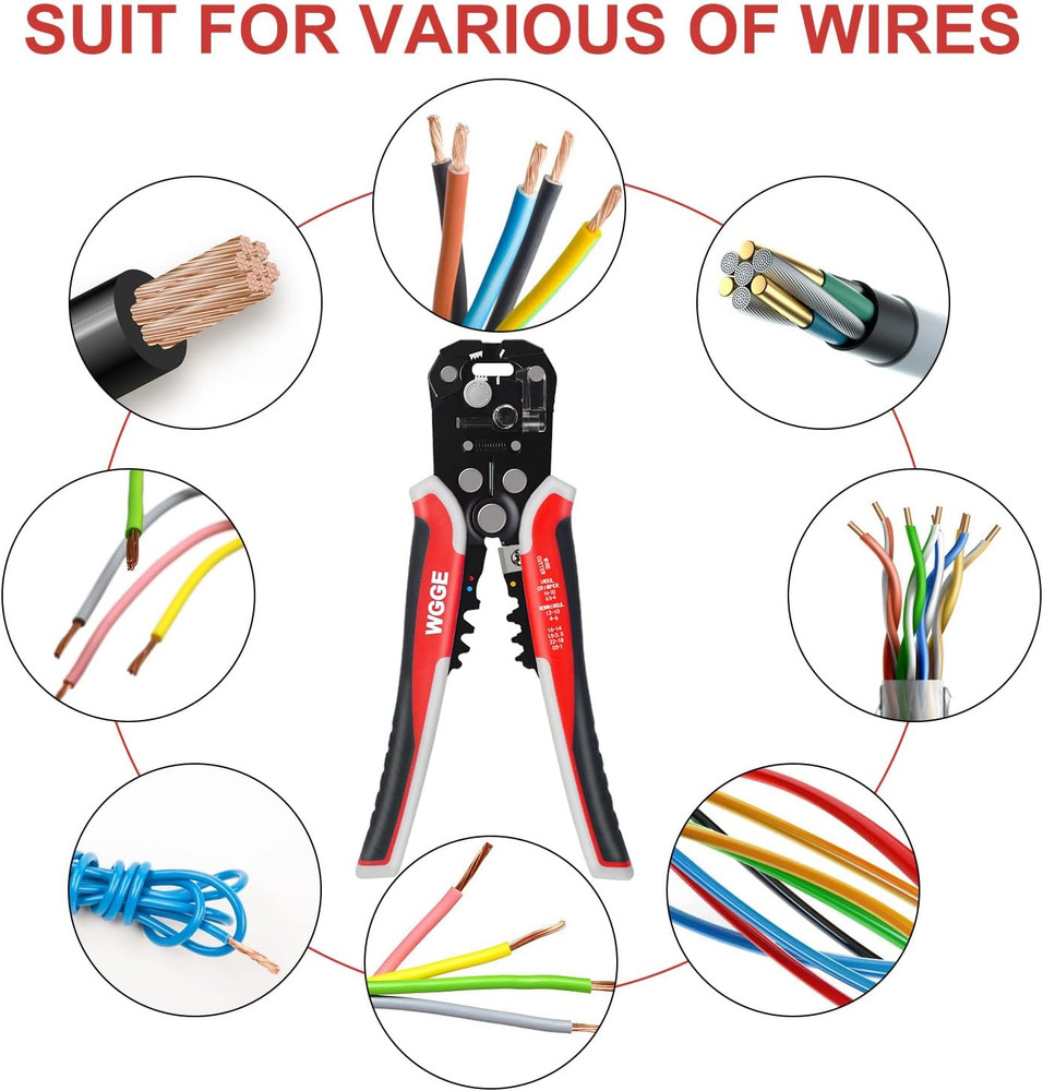 WG-014 Self-Adjusting Insulation Wire Stripper. for Stripping Wire from AWG
