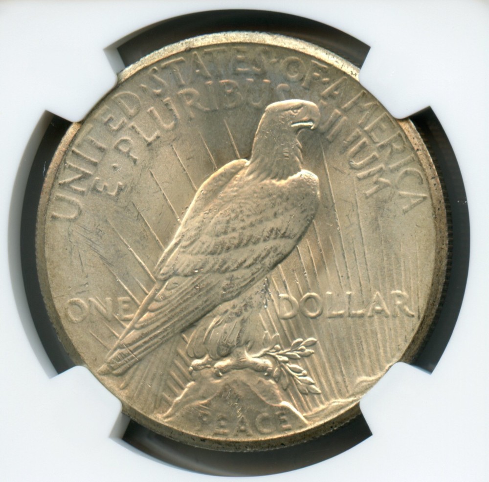 1927 Peace Silver Dollar NGC MS 64
