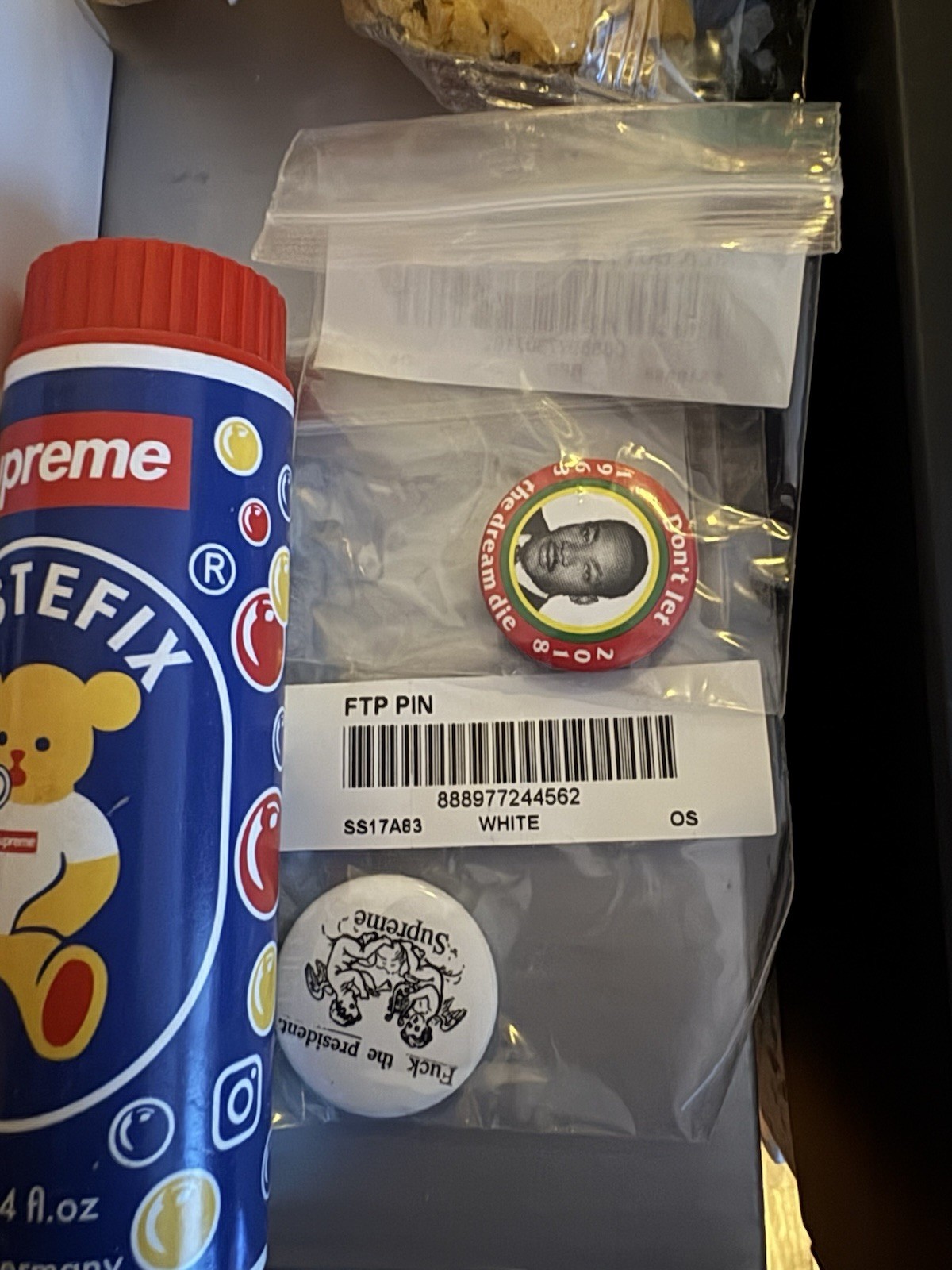 Supreme Gifts Lot - Fortune Cookie Paratrooper Smarties Pins - IN HAND FREE SHIP