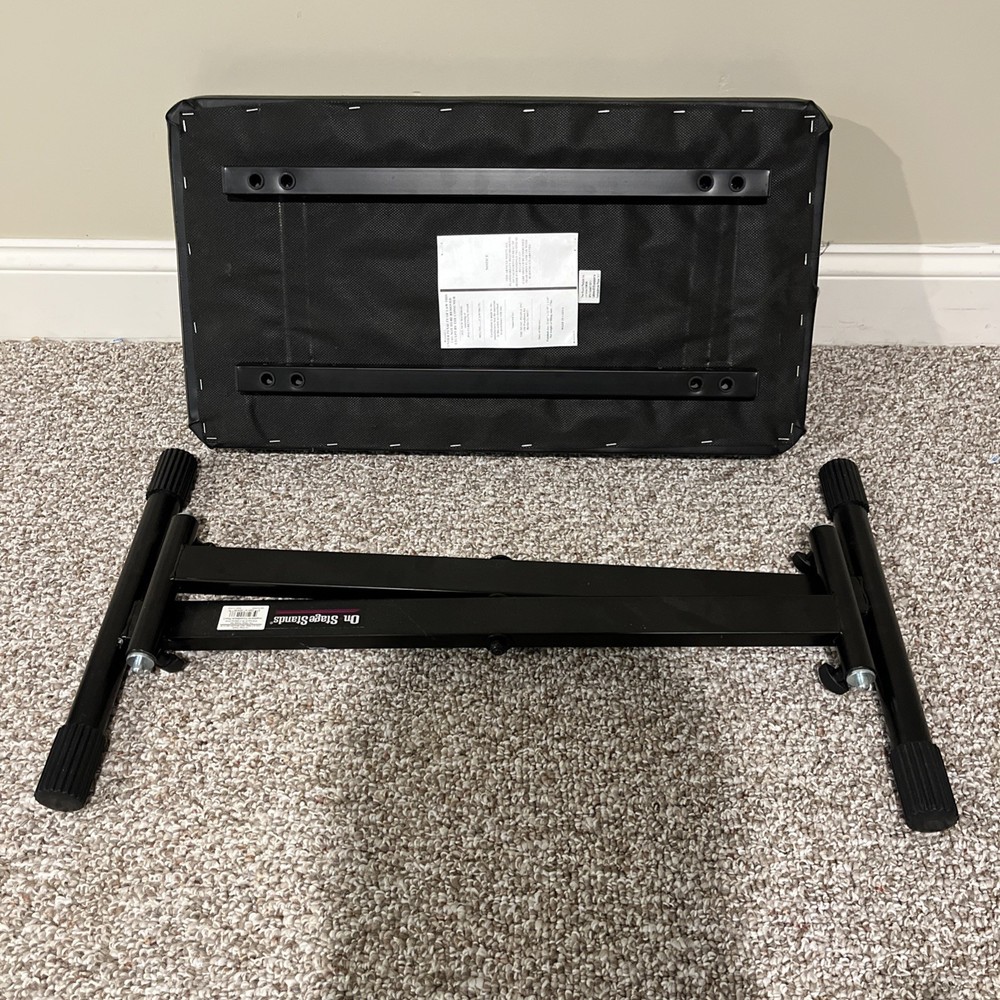 On-Stage KT7800 Three Position X-Style Keyboard Bench
