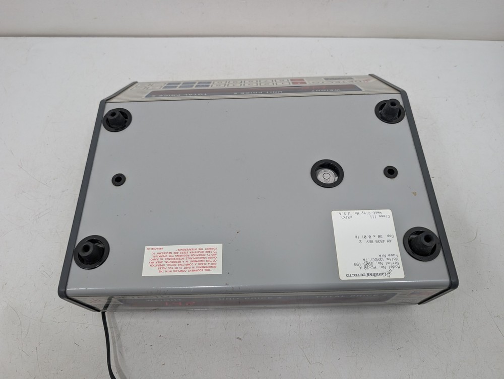 Cardinal Detecto Digital Price Computing Scale Counter Model PC-30-A Working