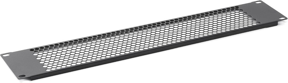 2PCS 2U Blank Rack Mount Panel Spacer with Venting for 19'' Server Rack Enclosur