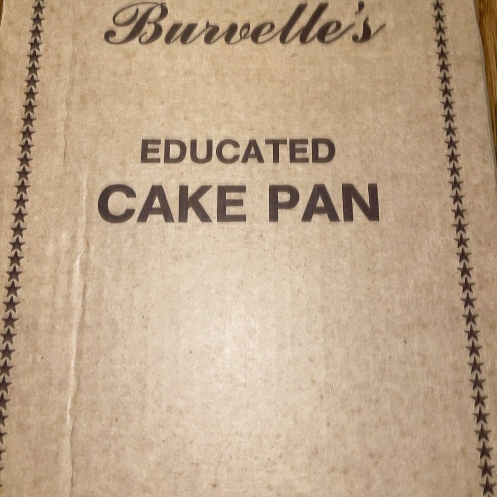 New Burvelle’s Educated Cake Pan Opened Box