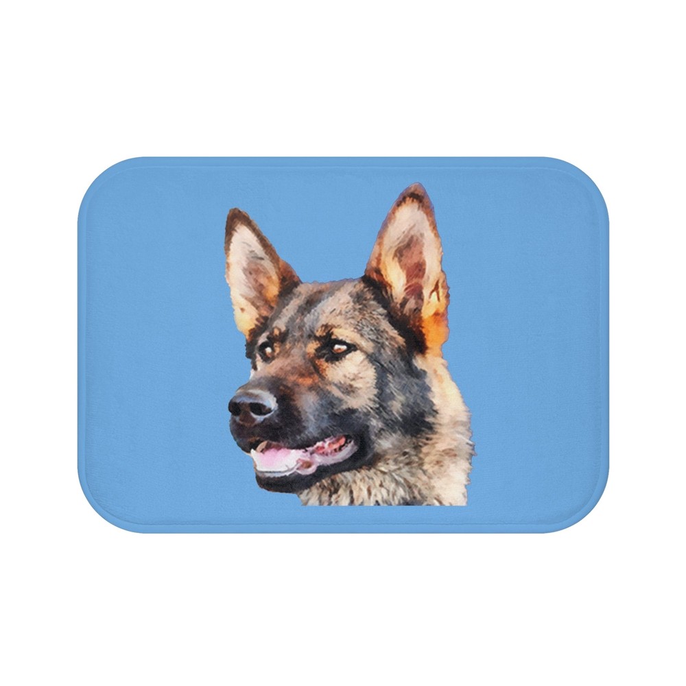 German Shepherd 'Hans' Bath Rug Mat -