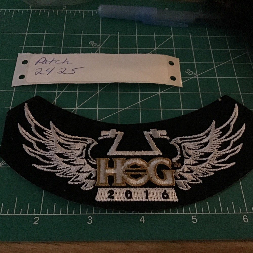 HOG Harley Davidson Rocker Vest Patch 2016