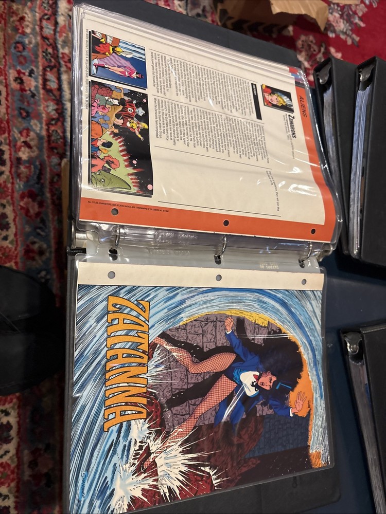 Comic Book Bio Binders