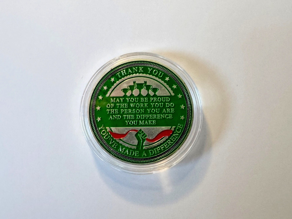 You've Made A Difference Mastery And Skill Silver Tone Challenge Coin