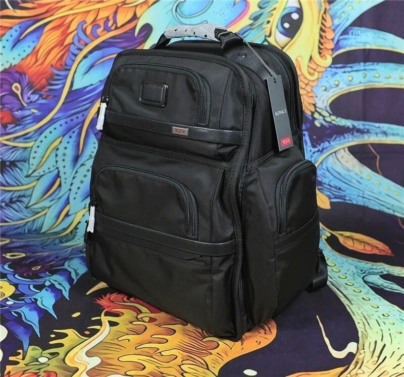 TUMI ALPHA3 Brief Pack Backpack Ballistic Black 2603578D3 outlet new