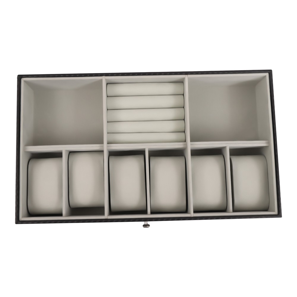 Eyeglasses Storage Box Sunglass Glasses Display Drawer Lockable Case Organizer