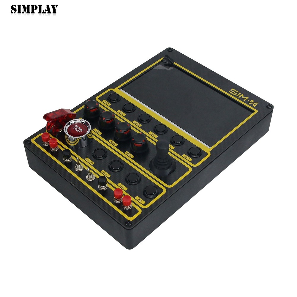 SIMX 7in LCD Screen Racing Control Box Simulator PC Secondary Screen