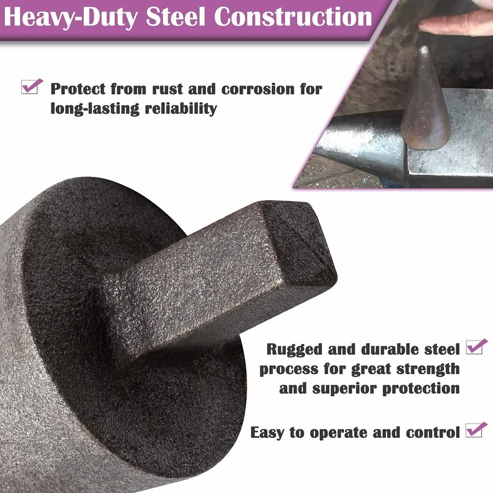 Blacksmith Anvil Mandrel Metal Forming Cone 1" Hardy Tool