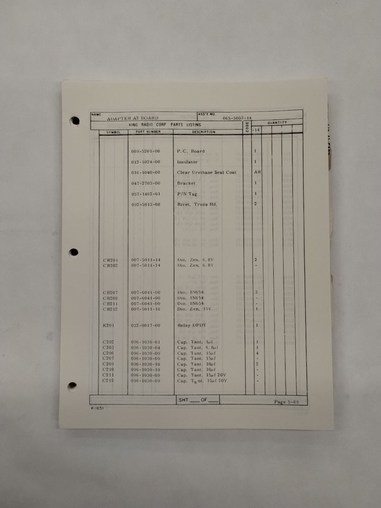 King KAC 325 Autopilot Computer Maintenance/ Overhaul Manual-Original