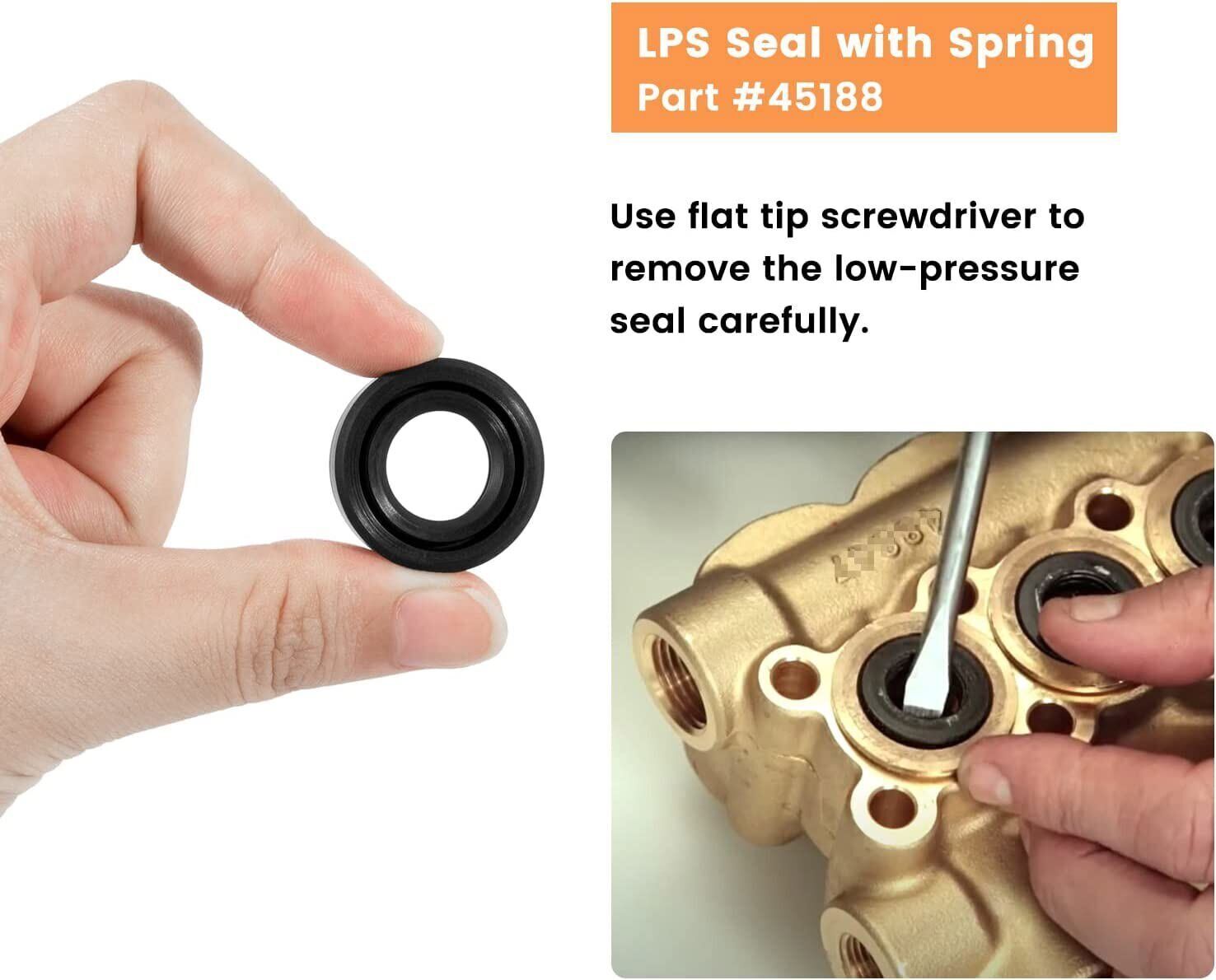 for Cat Pressure Washer Pump 66DX 6DX 6DX40G1I 66DX40G1I 6DX35G1I Seal Kit 34262