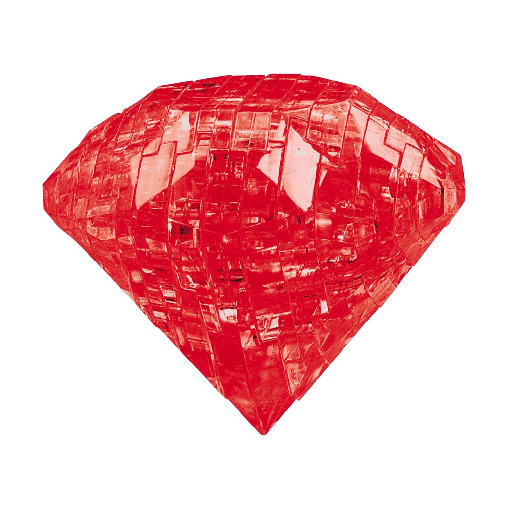 New - AreYouGame.com 3D Crystal Puzzle - Gem (Ruby): 43 Pcs - Ages 12+