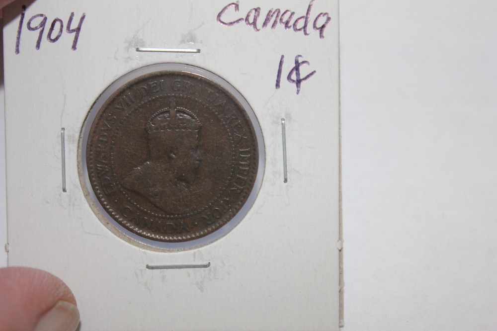 1904     CANADA  ONE CENT PIECE