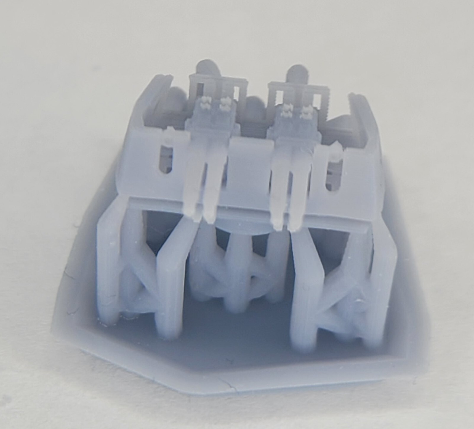1/350 3D Printed Quad 40mm Bofors AA Guns W Shield X 6 3D Printed