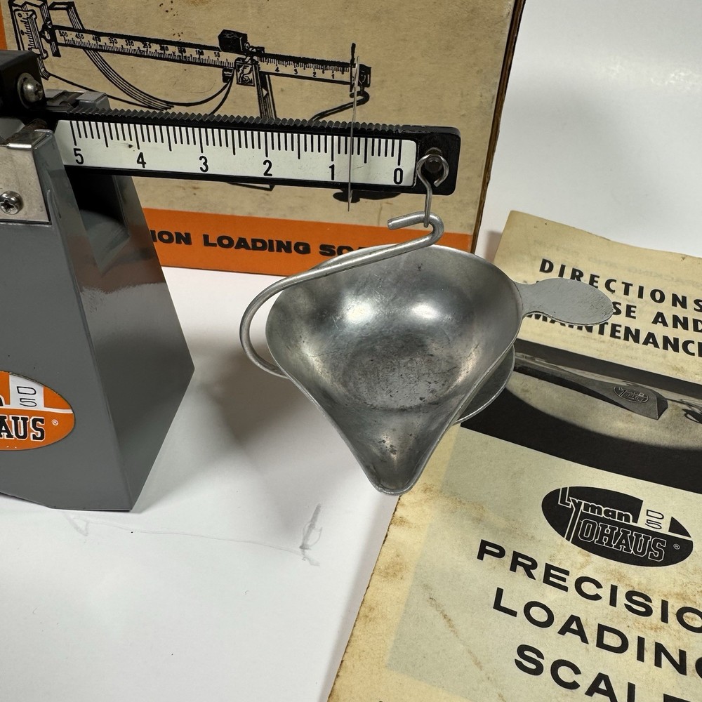 Ohaus Lyman D-5 Precision Powder Loading Scale For Reloading