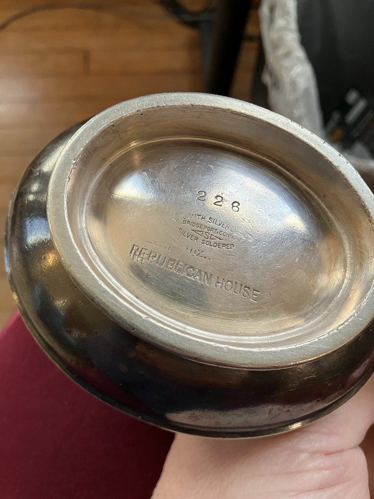 antique silver creamer pitcher