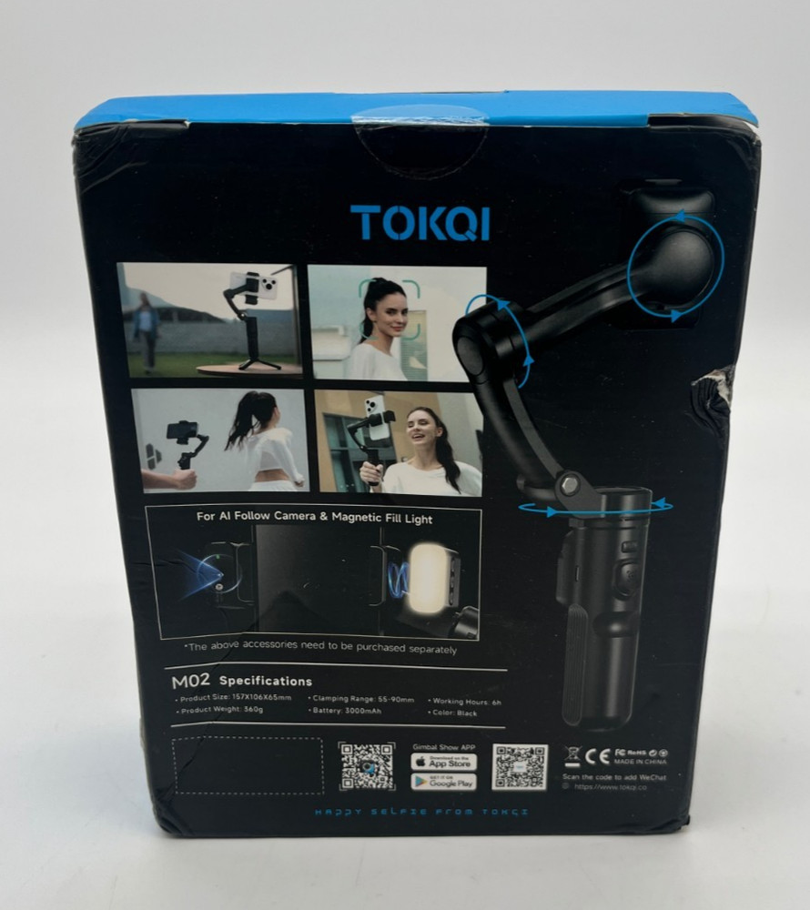 Tokqi M02 3-Axis Gimbal Stabilizer