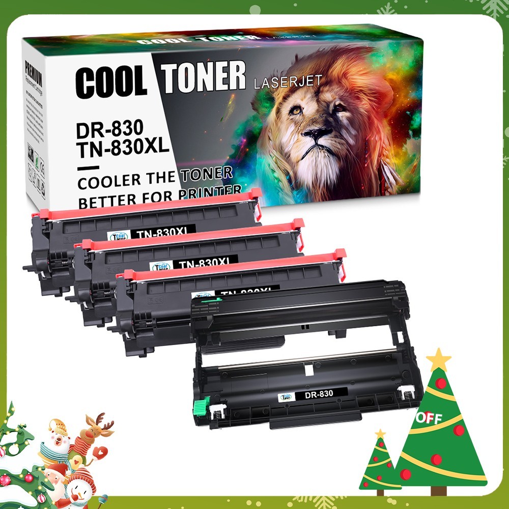 TN830XL Toner Cartridge DR830 Drum for Brother HL-L2420 DCP-L2647DW MFC-L2760DW