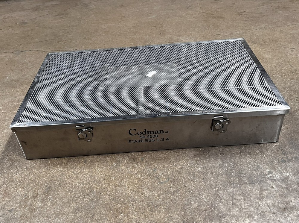 CODMAN 50-4508 INSTRUMENTATION STERILIZATION CASE 22X13 IN