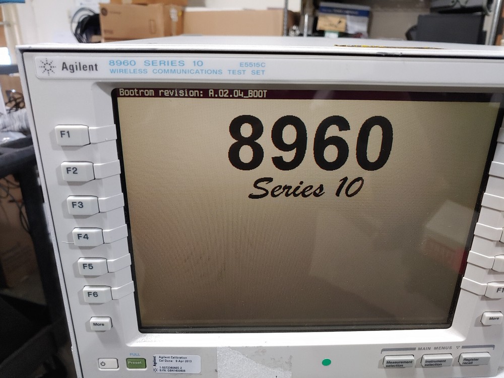 AGILENT E5515C 8960 Series Wireless Communication Test Set Opt 002 003