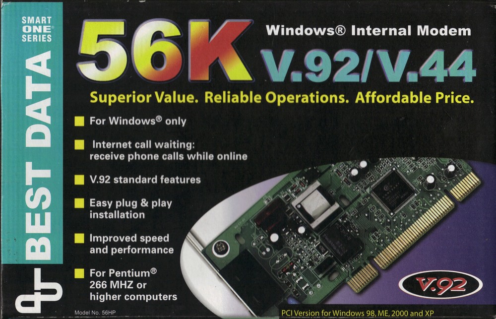 56k v.92 Windows Internal Modem