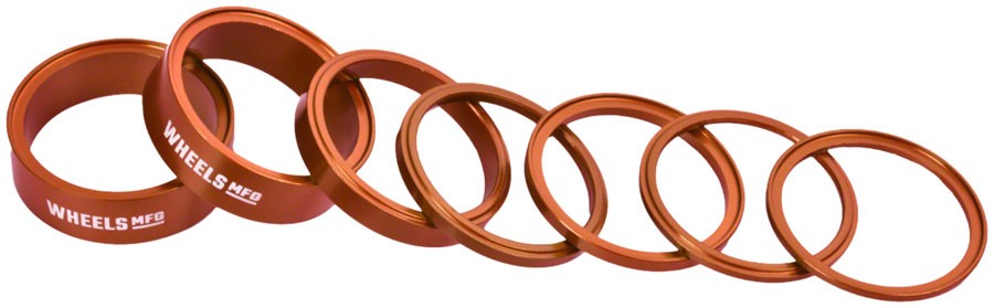 Wheels Manufacturing StackRight Headset Spacer Kit - 6061 Aluminum,