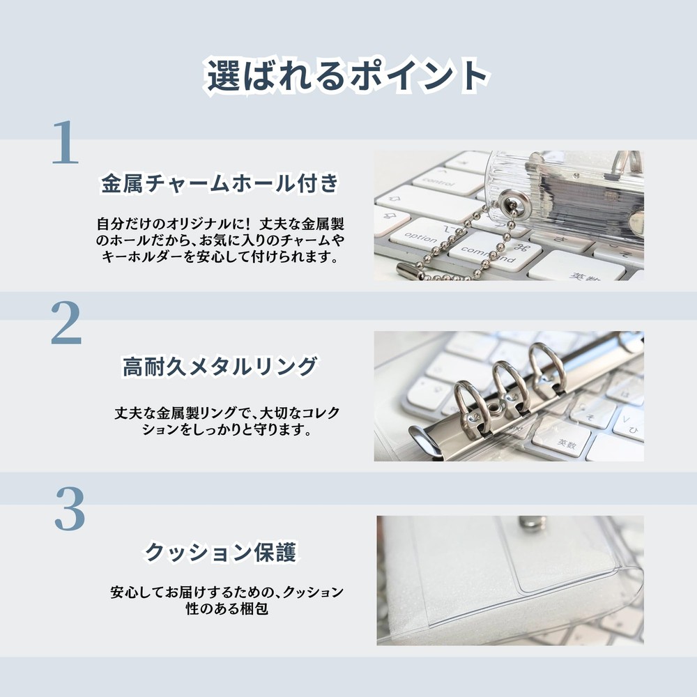 M5 Binder Set Clear 5 Ring Sticker Organizer with Refills