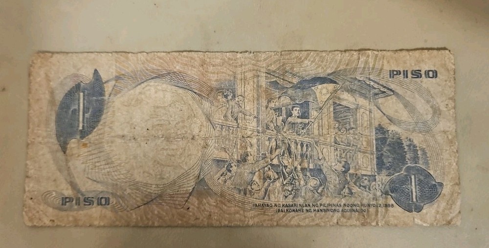 Philippines 1 Piso Note