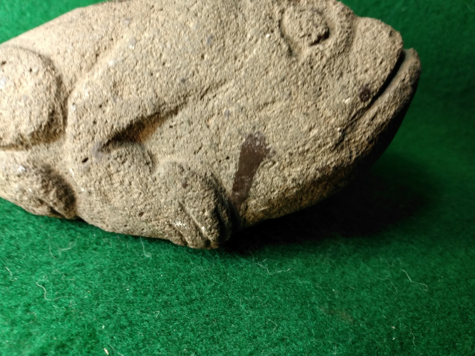 Tlingit Northwest Coast Stone Frog Form Tobacco Mortar