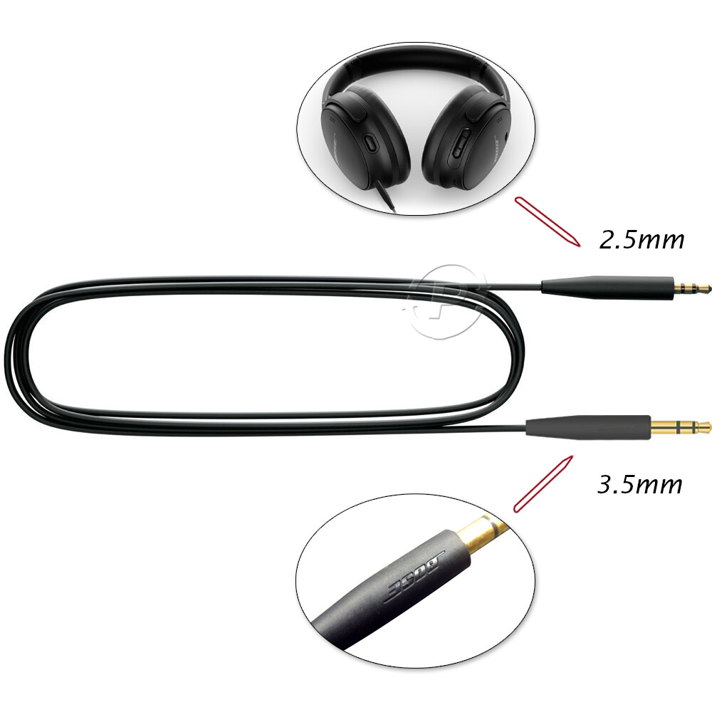 Genuine Bose 2.5 mm to 3.5 mm Audio Cable For OE2 SoundLink QC35 QC45 Headphones