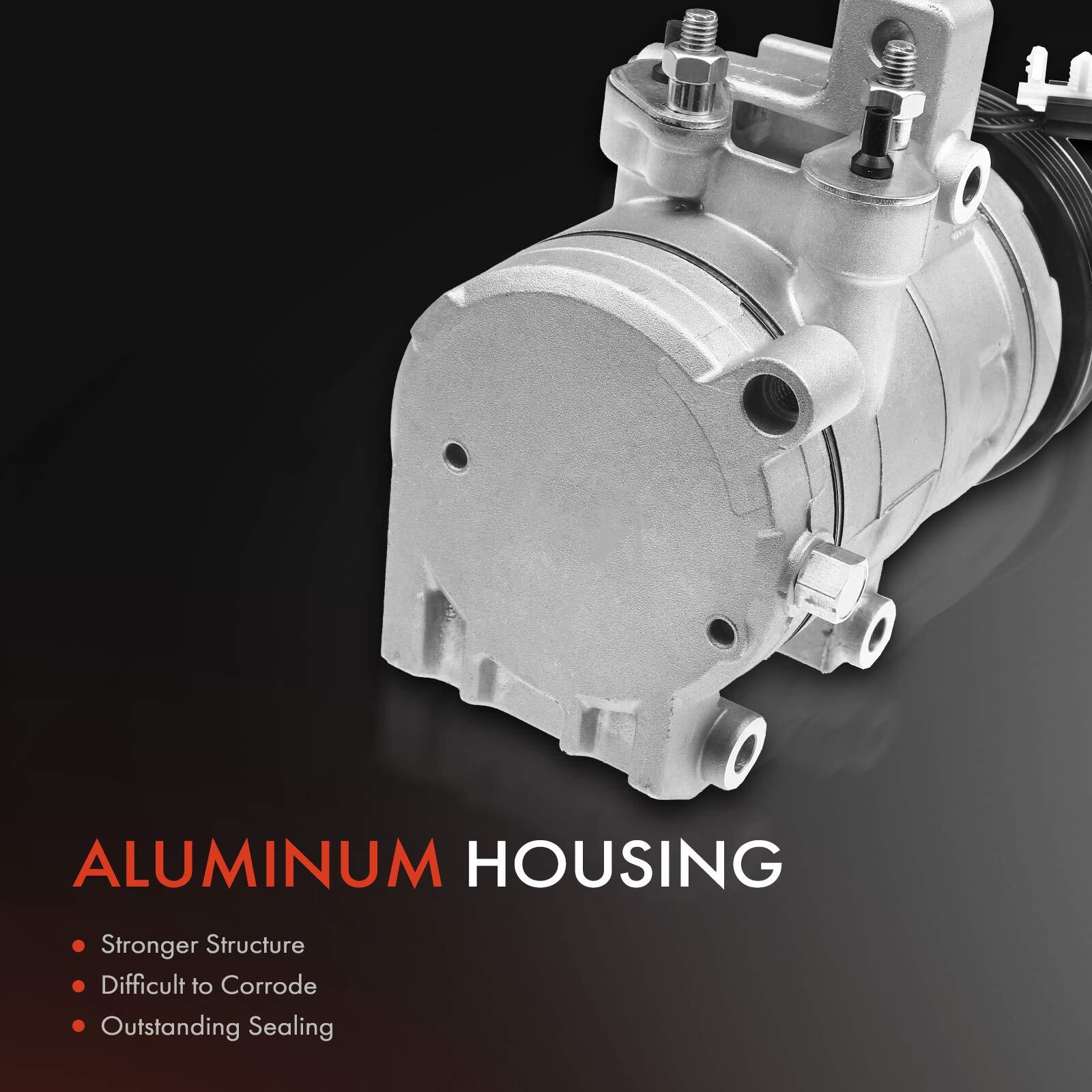 A/C Compressor w/ Clutch & Pulley for Ford Mustang 2011-2022 5.0L 5.2L DKS17DS