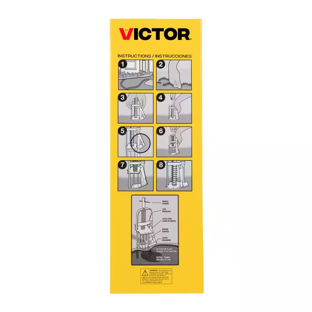 Plunger Style Mole Trap