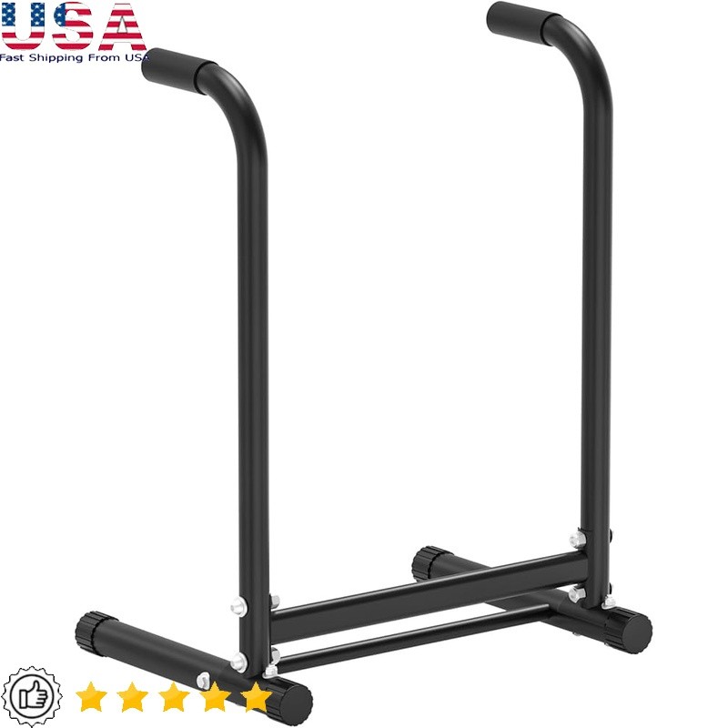 Heavy Duty Dip Stand Solid Steel Construction Adjustable Handles Easy Install US