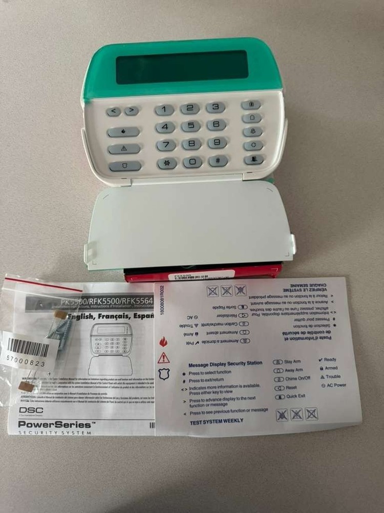 DSC PowerSeries PK5500 64-Zone LCD Full-Message Keypad