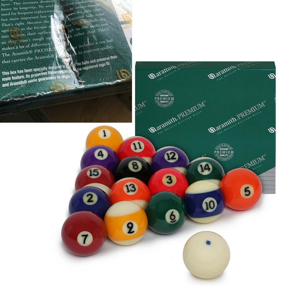 Aramith Premium Billiard Pool Ball set 2 1/4"