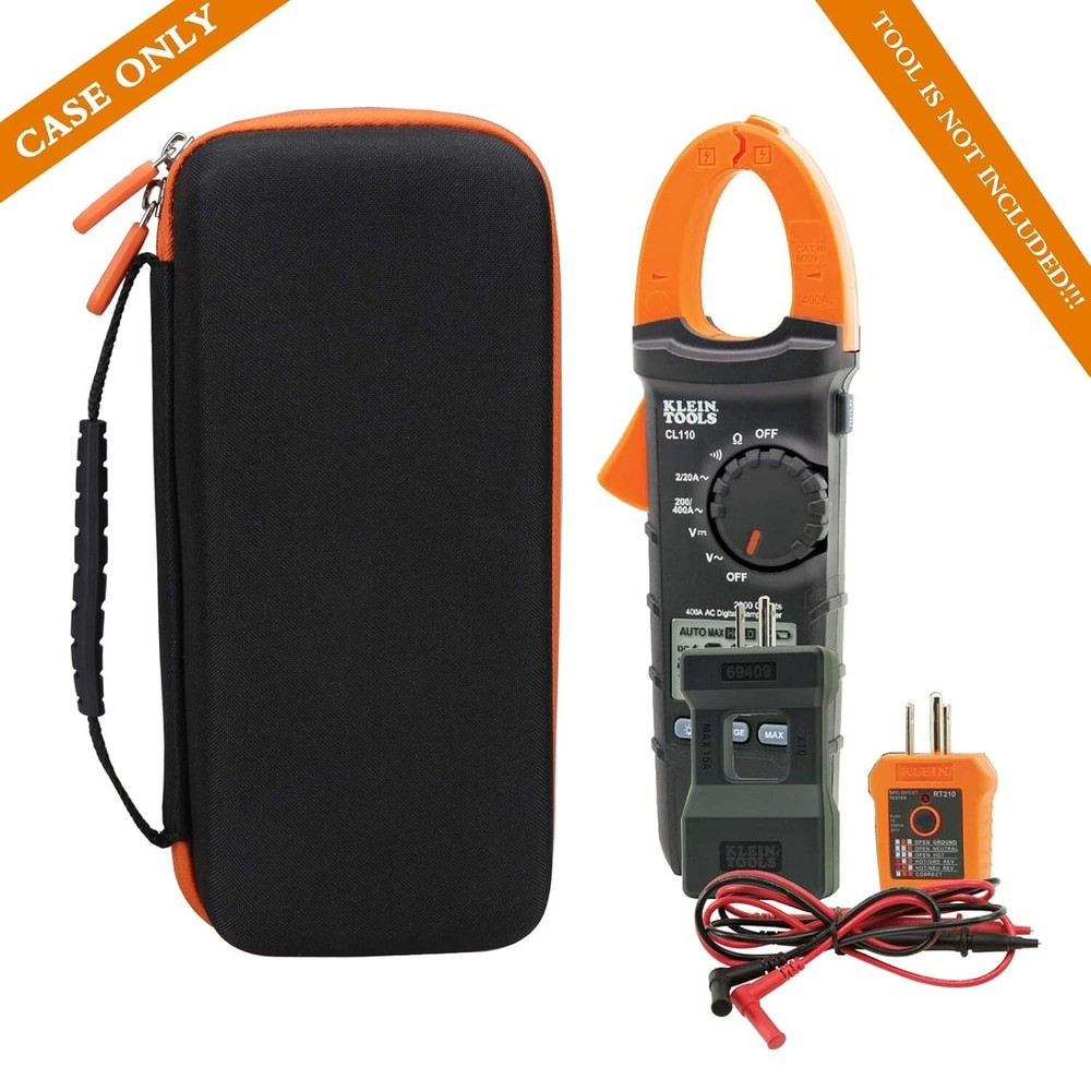 Hard Storage Case for Klein Tools Digital Clamp Meter EVA PU Protectory