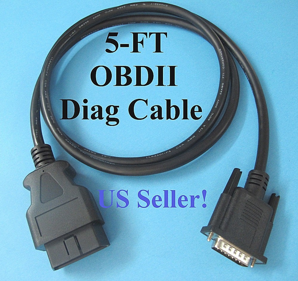 OBD2 OBDII Main Cable Compatible with Autel AutoLink Pro AL510 Code Scan Reader