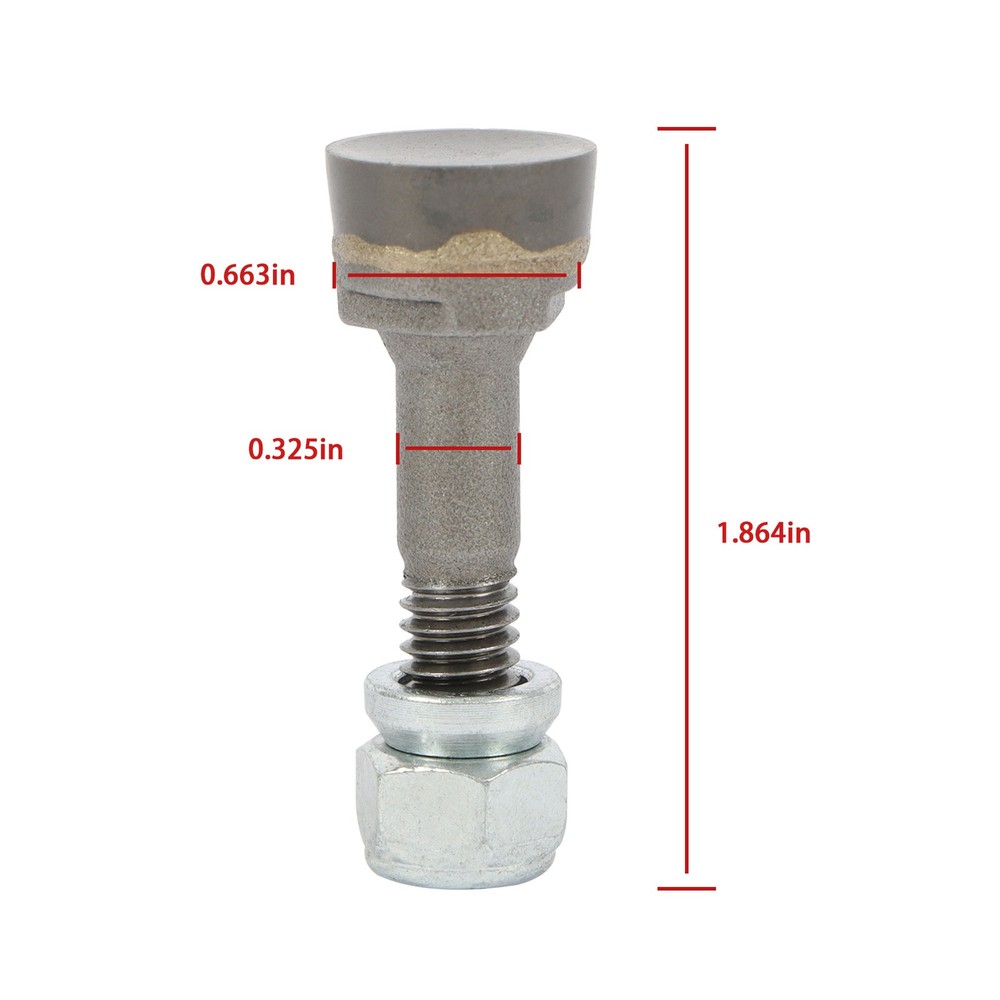 (10 Pack) For Stump Grinder Teeth Compatible 11/16" Replace with 500