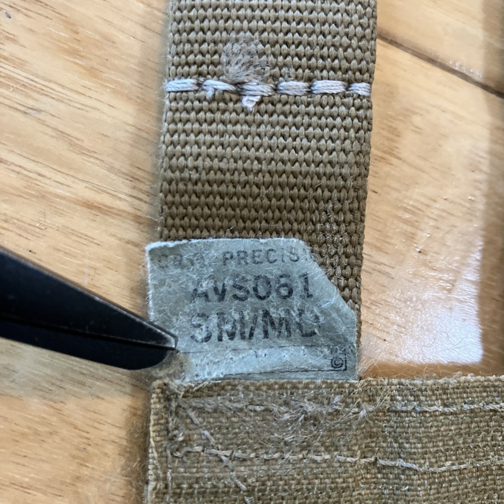 Crye Precision AVS MBAV Two Row Cummerbund Coyote Brown SIZE - SMALL / MEDIUM